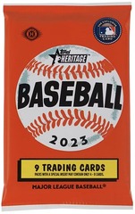 2023 Topps Heritage MLB Baseball Hobby PACK